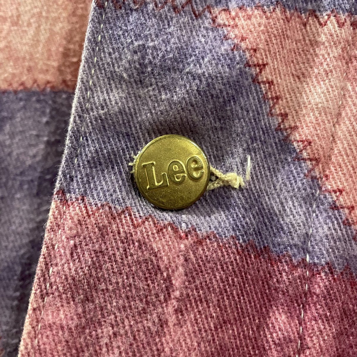 Lee 70s パッチワーク カバーオール ピンク 裏ボア仕様 リー Lee 70s パッチワーク カバーオール ピンク 裏ボア仕様 リー
