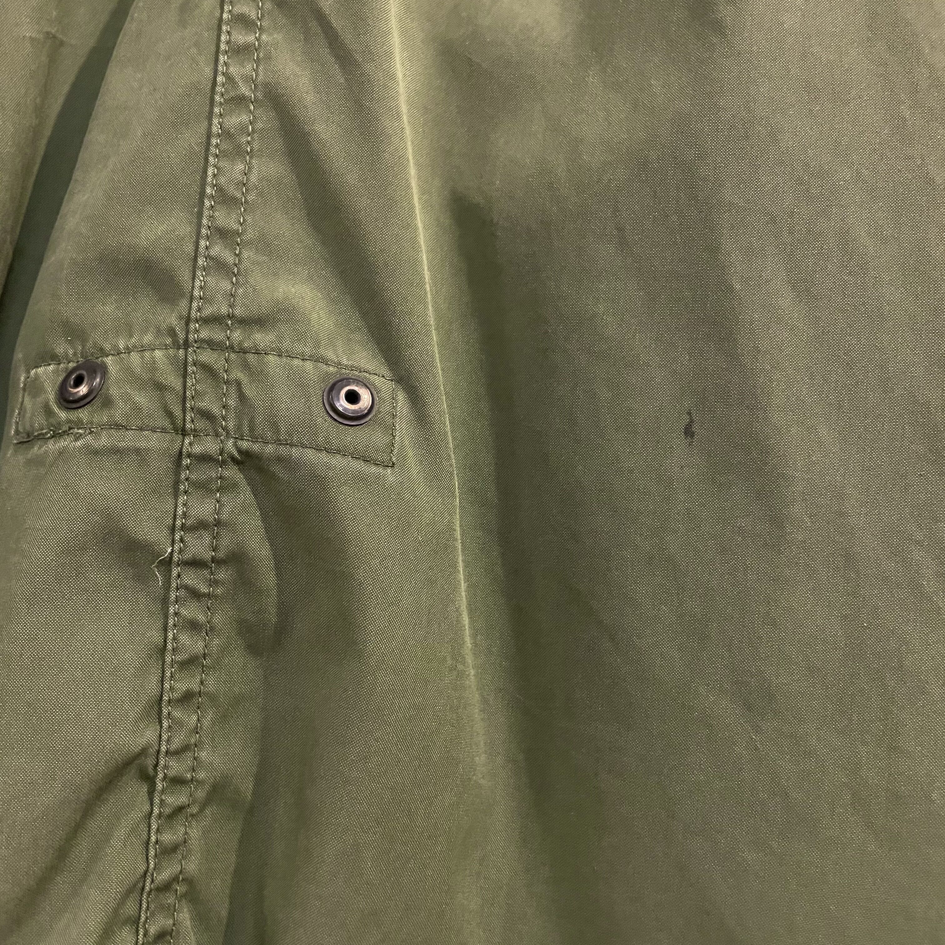 US ARMY M65 フィッシュテールパーカー　SCOVILLブラックジッパー 80s US ARMY M-65 PARKA フィッシュテールパーカー SCOVILL ZIP