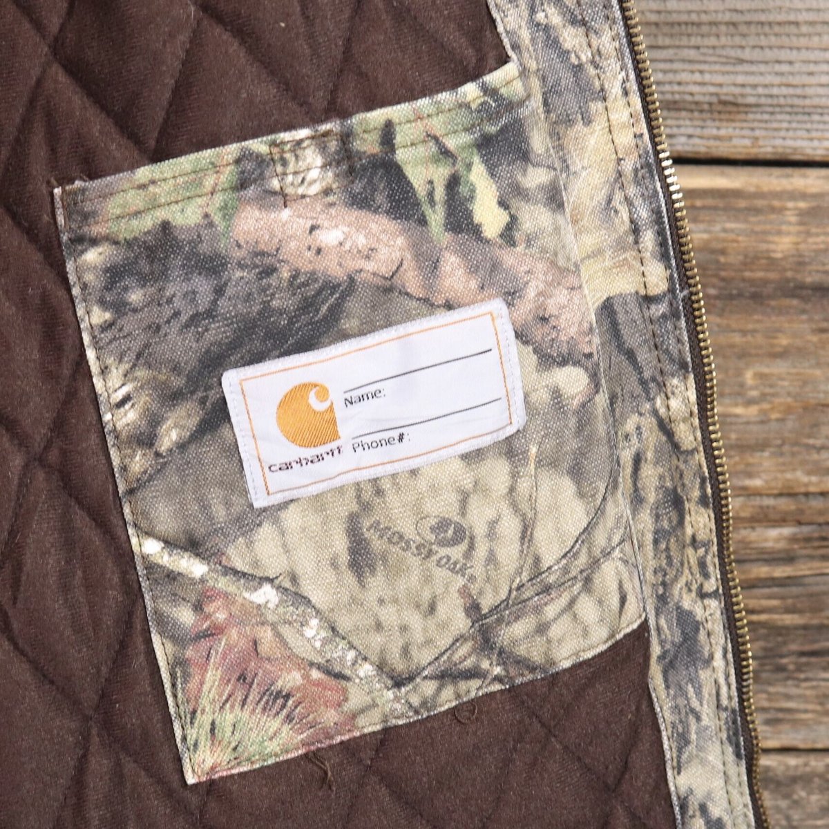 Carhartt ダック地 アクティブジャケット リアルツリー柄 カーハート