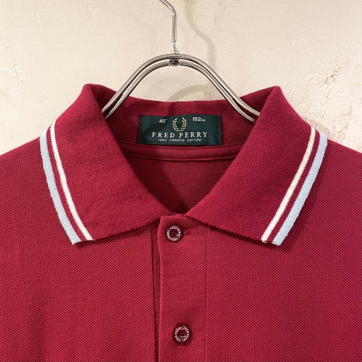 Fred Perry ワインレッド ポロシャツ FRED PERRY セール フレッドペリー 半袖 ポロシャツ メンズ the