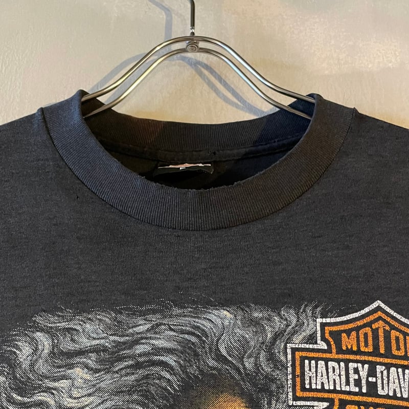 Harley-Davidson 90s 3D EMBLEM Tシャツ Vintage 90s 3D Emblem Harley Davidson American Legend T