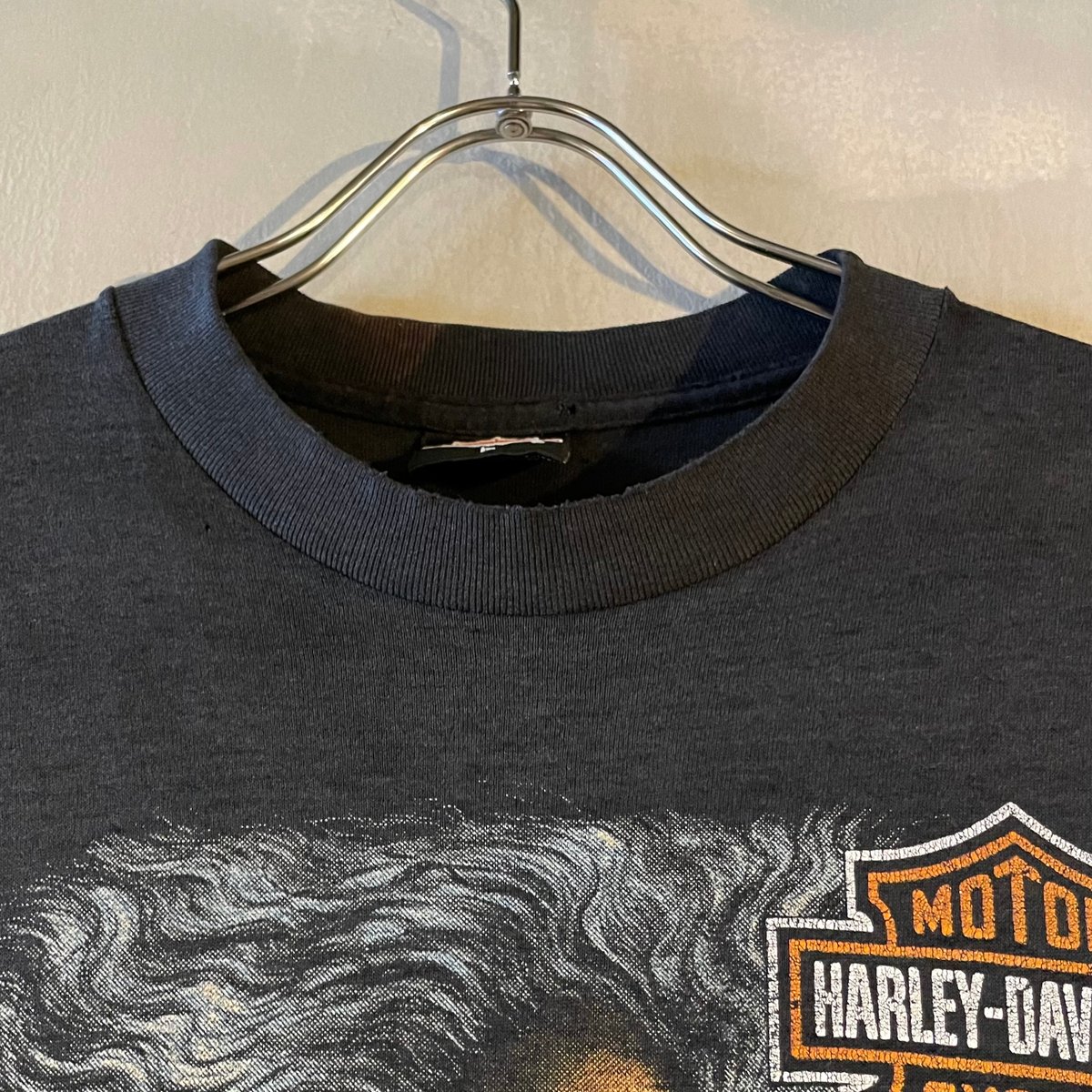 90s 3D EMBLEM HARLEY-DAVIDSON S/S Tシャツ ハーレーT US