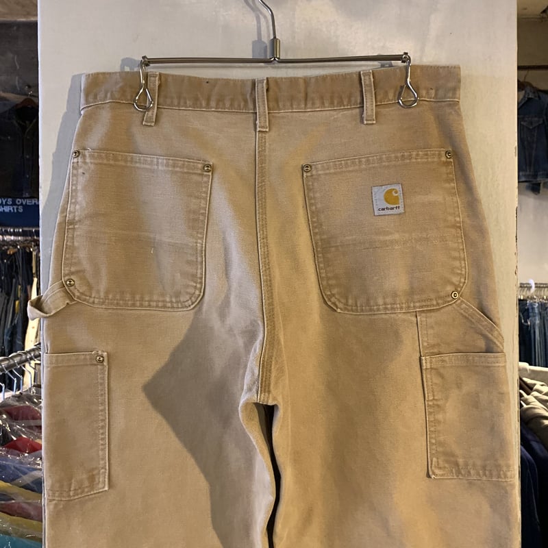 雰囲気抜群】90's USA製 Carhartt ダブルニーパンツ