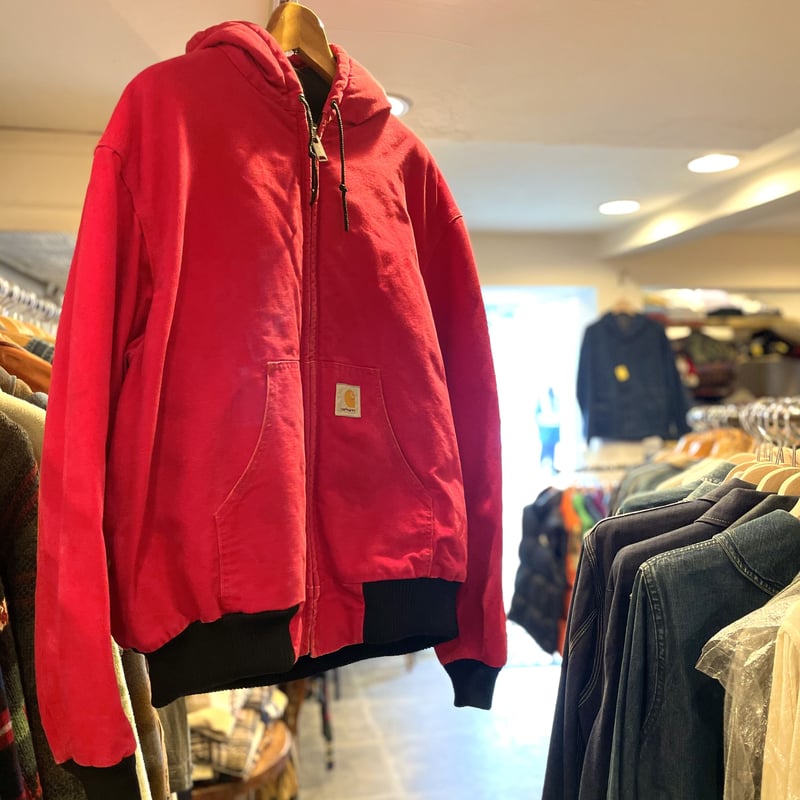 carhartt 90s USA製 アクティブジャケット 2XLサイズ 赤 carhartt 90s USA製 アクティブジャケット 2XLサイズ 赤