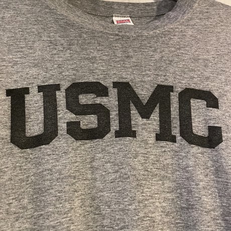 80s　SOFFE　S/S Tシャツ　USMC　USA製　ミリタリーT　ショートスリーブ　(S3475)