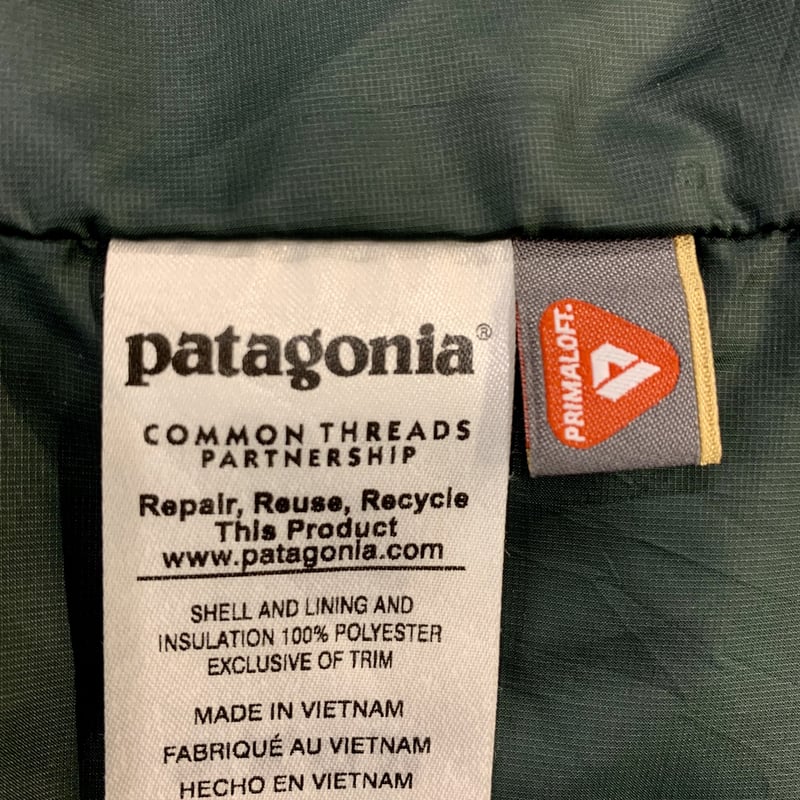 【美品】16年製　パタゴニア　ナノパフベスト　黒L 企業ロゴ Patagonia パタゴニア ナノパフ ベスト 企業系 プリマロフト L | Rico