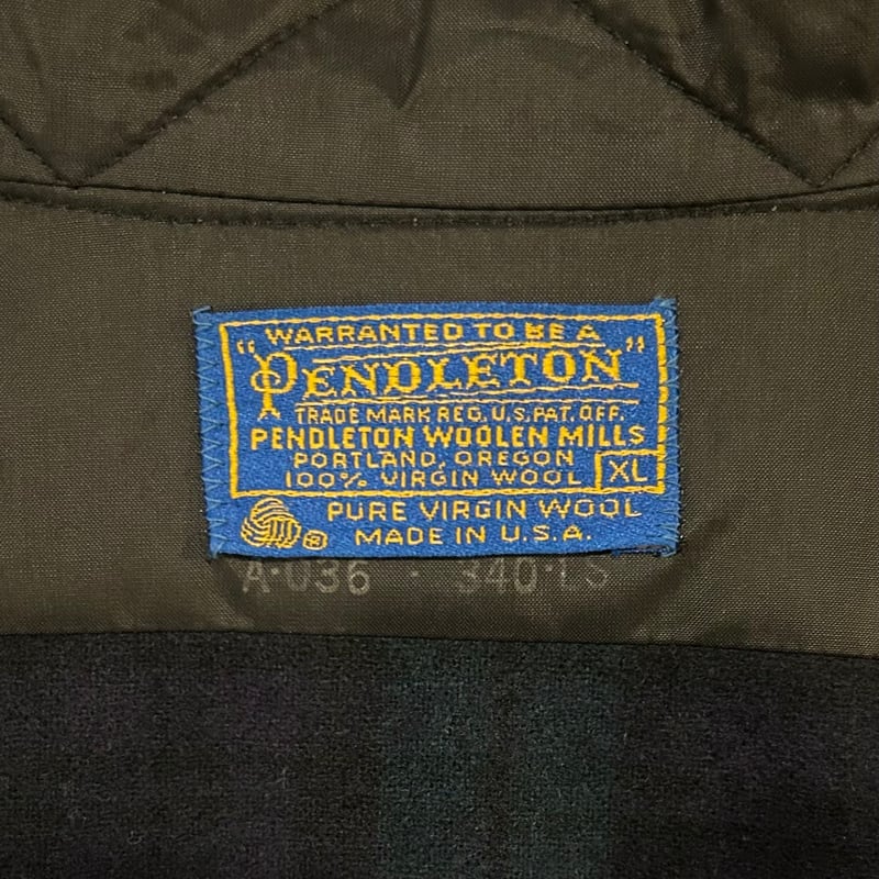 GQ1810◇PENDLETON : 70's USA製 ブラックウォッチ 70s USA製 PENDLETONペンドルトン ブラックウォッチ タータン