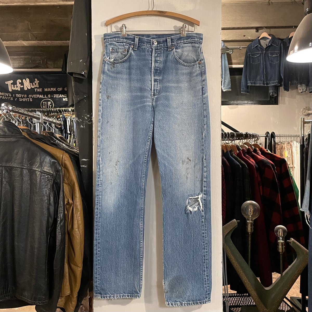 USA製　90s levis リーバイス501 デニムパンツ　ナイロンフット 90s Levi's 501 0116 デニムパンツ 32×33 ナイロンフットボタン