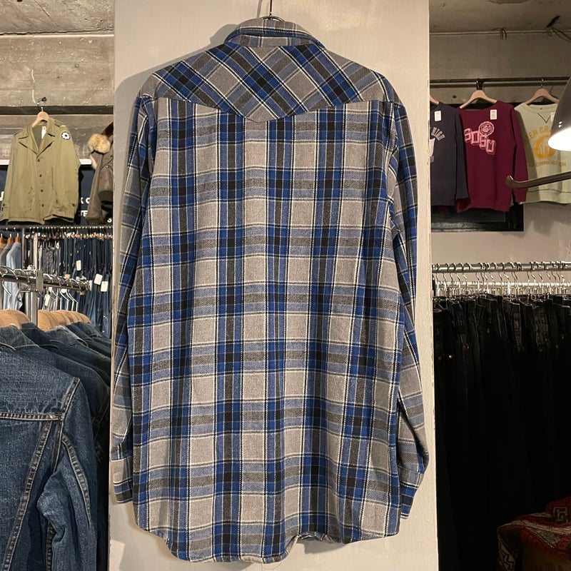 Dakota by Five Brother 青黒　ヘビネル 古着 80s USA製 DAKOTA by FIVE BROTHER ブルー バッファロー