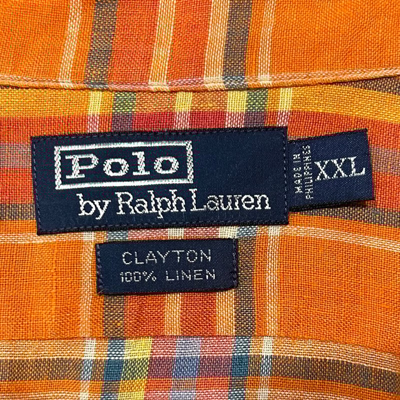 90s Polo by Ralph Lauren CLAYTON S/Sオープンカラーシャツ 90s Polo by Ralph Lauren CLAYTON S/Sオープンカラーシャツ