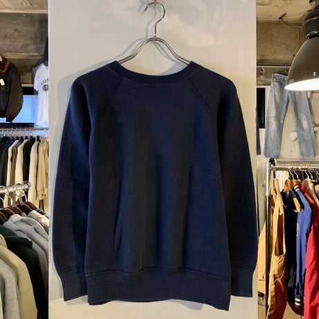 60s　Vintage sweat　カレッジスウェット　ヴィンテージスウェット　CHRISTCHURCH SCHOOL　クライストチャーチ　紺色　(S2153)