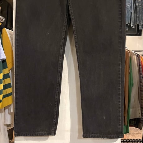 90s　Levi's 505 0260　リーバイス　ブラックデニムパンツ　35×29½　USA製　1999年　(S3820)