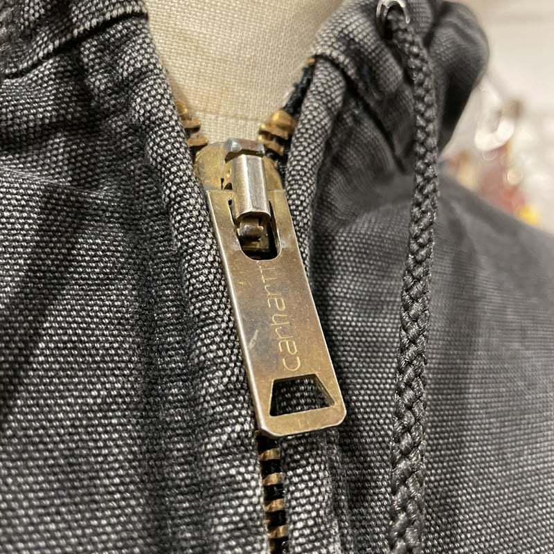 80s〜 Carhartt アクティブジャケット ダック地 ブラック USA製 ワーク