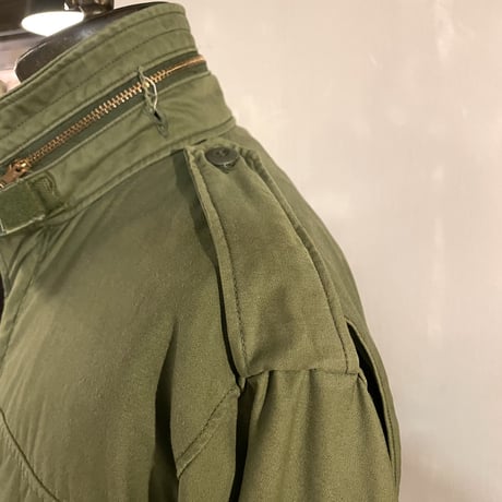 70s　US ARMY　M-65 Field Jacket　3rdタイプ　ブラスジップ　フィールドジャケット　1972年　ミリタリージャケット　(S3096)