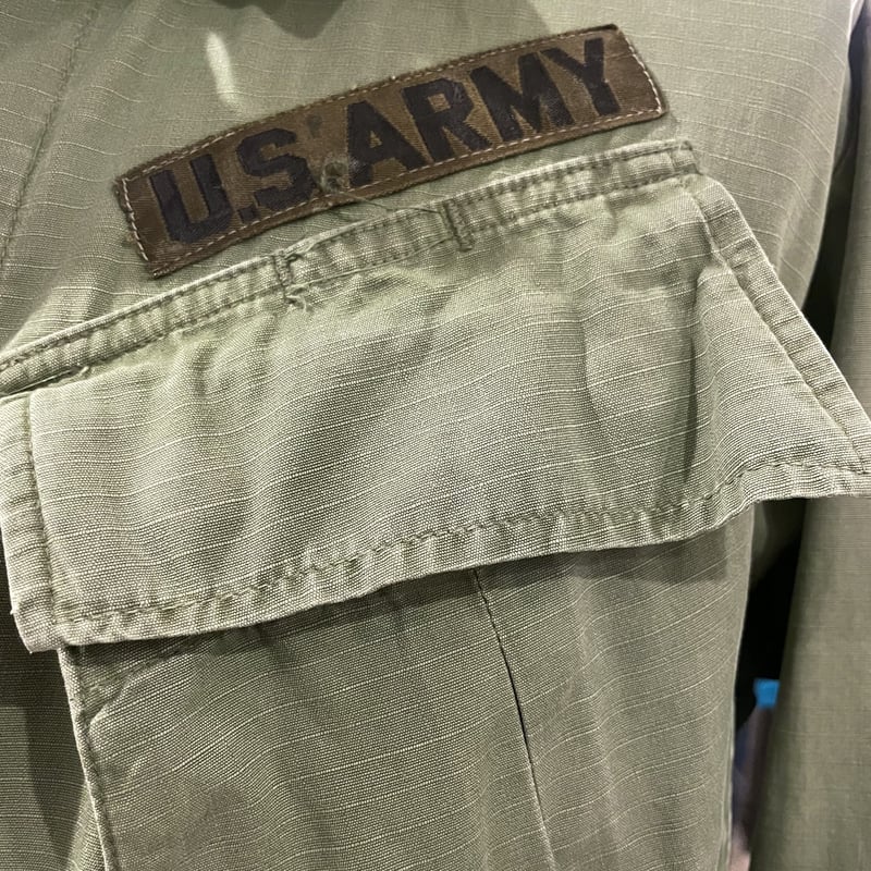 米軍実物 US.ARMY 70's 4th JUNGLE FATIGUE S-L 米軍実物 US.ARMY 70's 4th JUNGLE FATIGUE S-L Jungle Fatigue