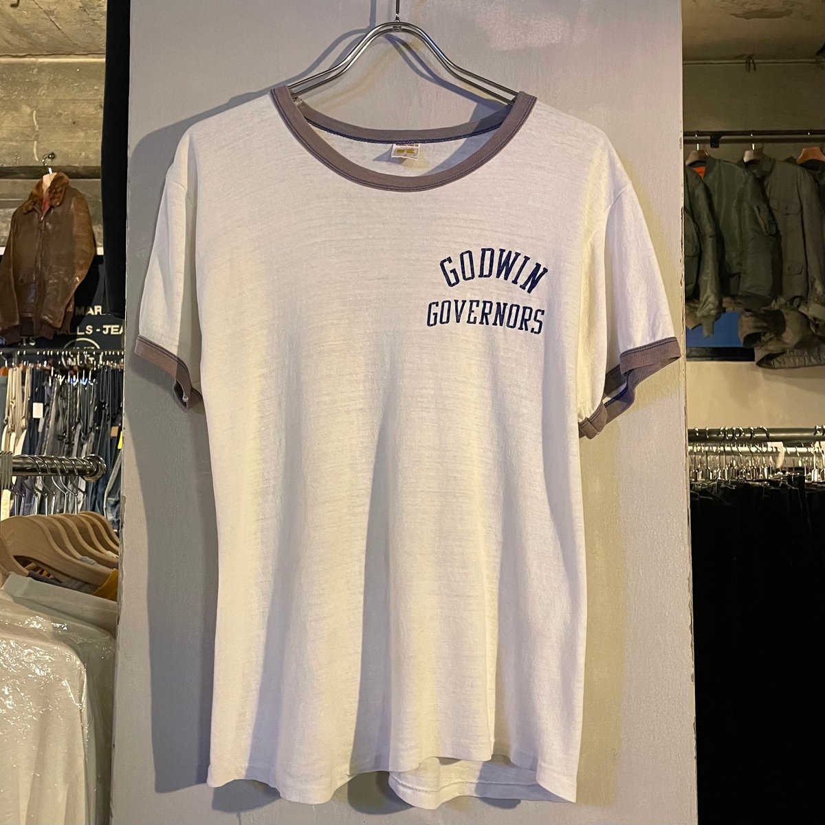 70s リンガーTシャツ 70s RUSSELL S/S ヴィンテージ リンガーTシャツ USA製 Size M