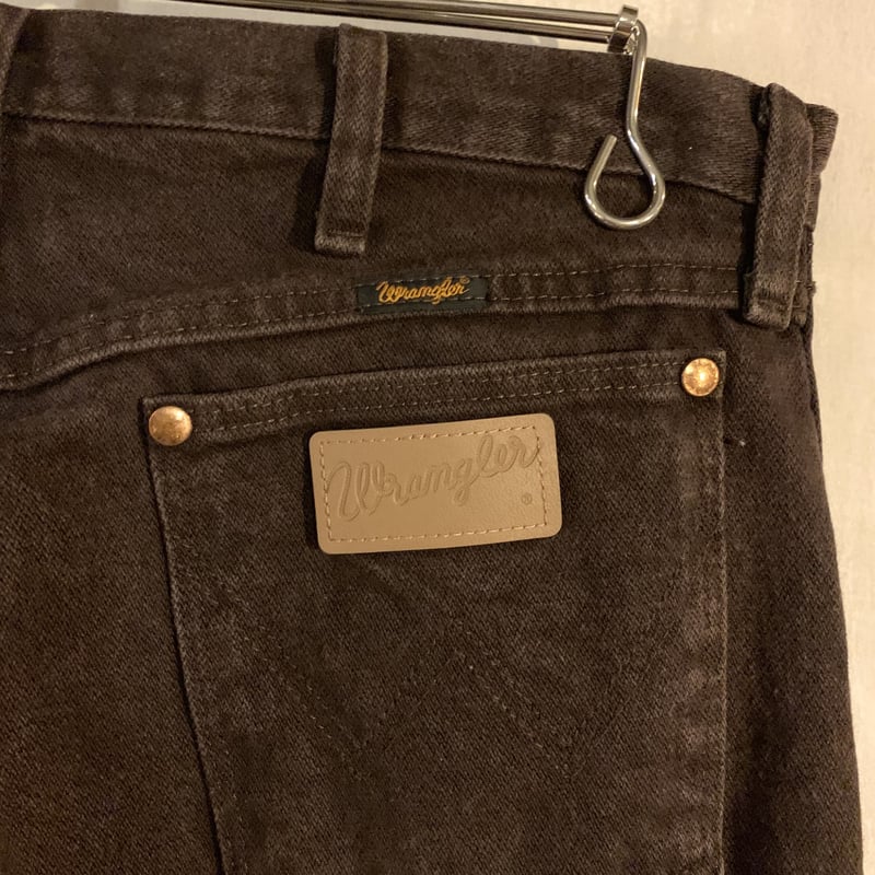 Wrangler 13MWZKL 32×30 カラーデニムパンツ ブラウン ラングラー