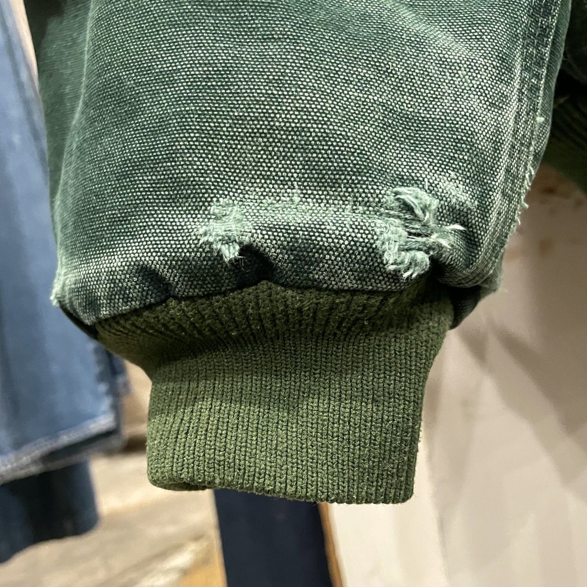 Carhartt サンタフェジャケット ダック地 グリーン ワーク Carhartt サンタフェジャケット ダック地 グリーン ワーク