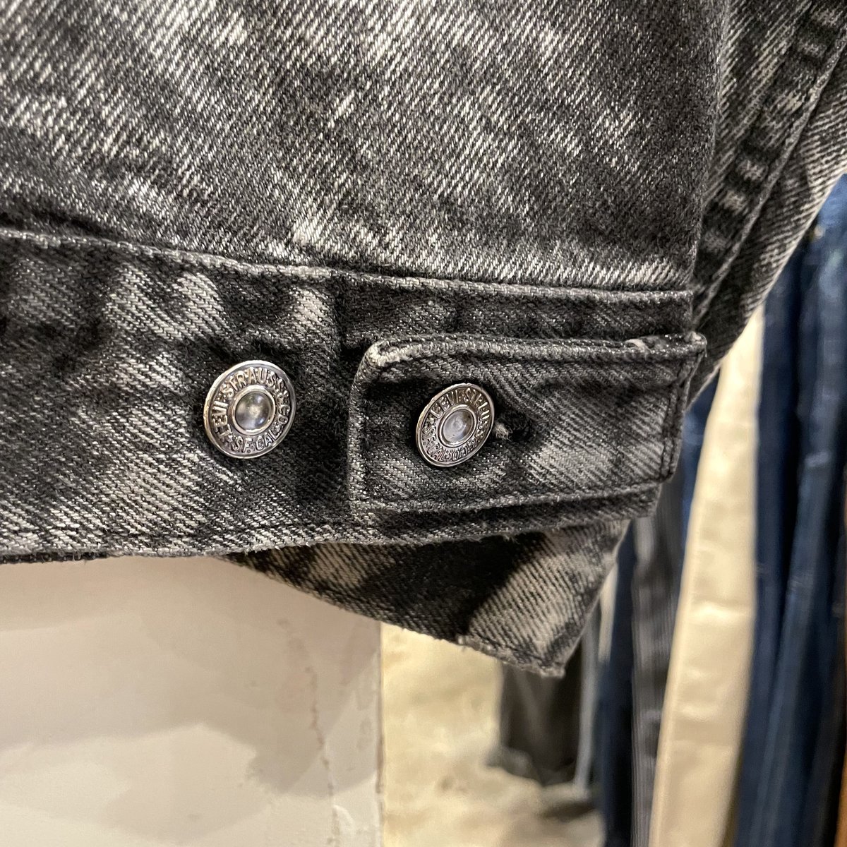 80s Levi's 57508-0256 ブラックデニムジャケット USA製 80s Levi's 57508-0256 ブラックデニムジャケット USA製