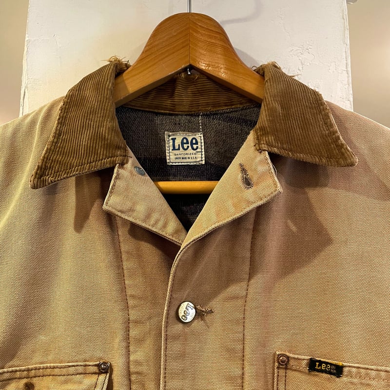 Lee 70s USA製 ダック地 カバーオール ブランケットライナー Lee 70s USA製 ダック地 カバーオール ブランケットライナー