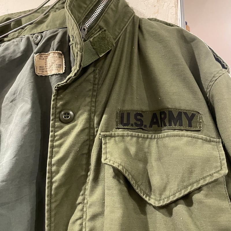 60s US ARMY M-65 Field Jacket 2nd type アルミジップ グ...