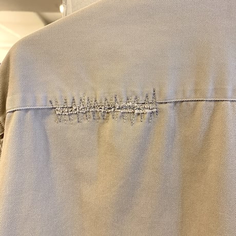 Polo by Ralph Lauren　ミリタリーシャツ　ロングスリーブ　　ユーズド加工　RECON　エポレット　パッチワーク　(S2297)