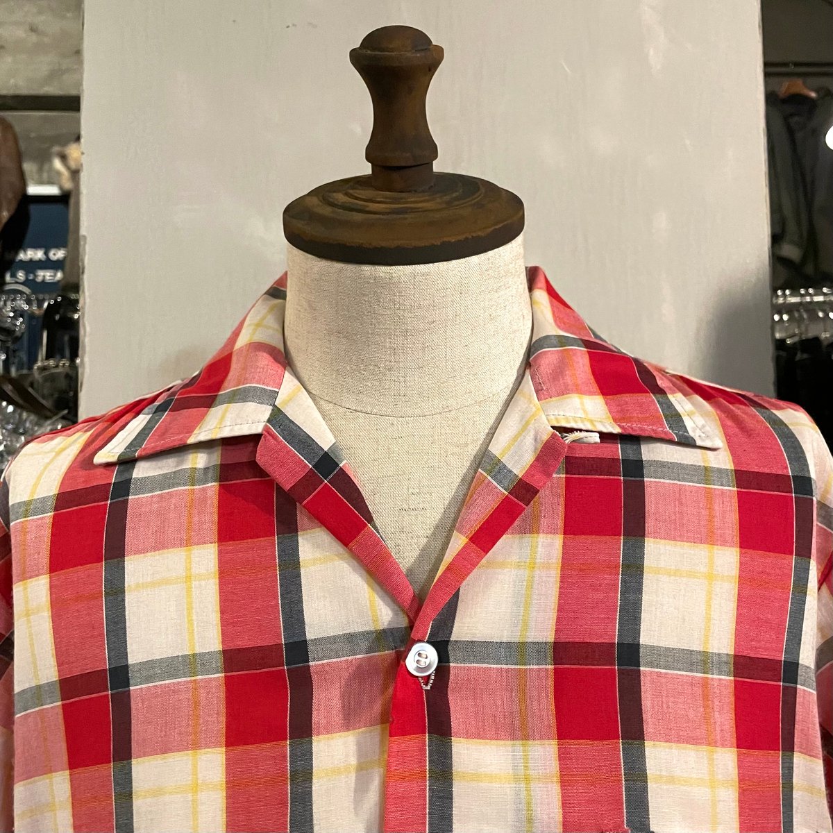 60s TOWNCRAFT Vintage S/S Shirt Size S ボックスシルエッ