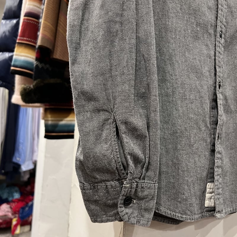DENIM＆SUPPLY ブラックシャンブレーシャツ デニムアンドサプライ
