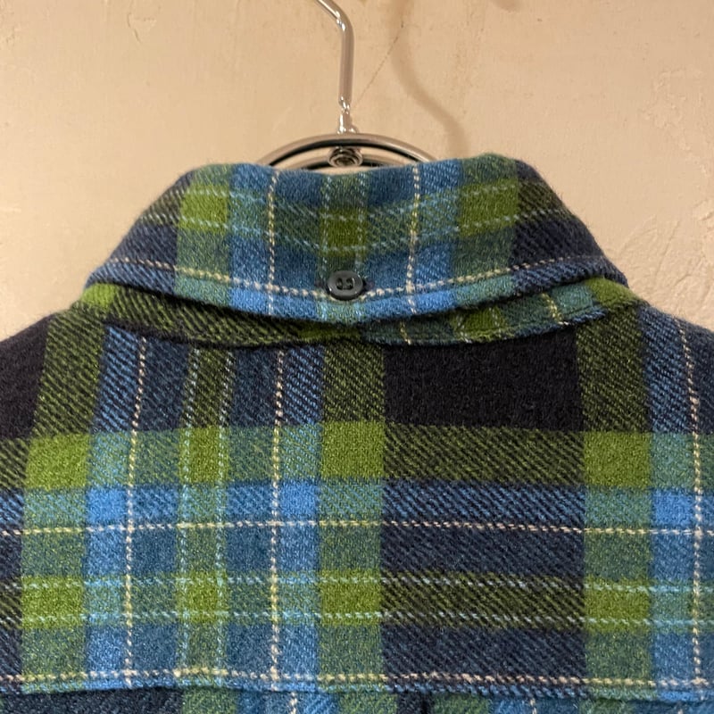 な*さ様 60s？AMANA ウールシャツUSA製 60s PENDLETON L/S ウールシャツ USA製 Size M 三点留 BDシャツ