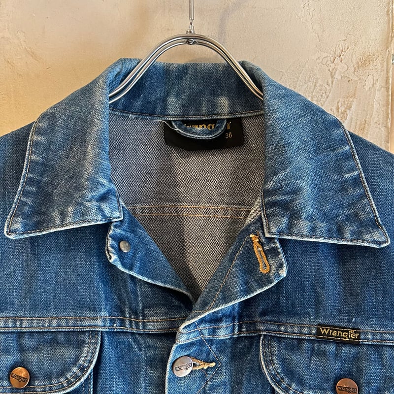80s Wrangler デニムジャケット ラングラー Size 36 USA製 (S4329 80s Wrangler デニムジャケット ラングラー Size 36 USA製 (S4329
