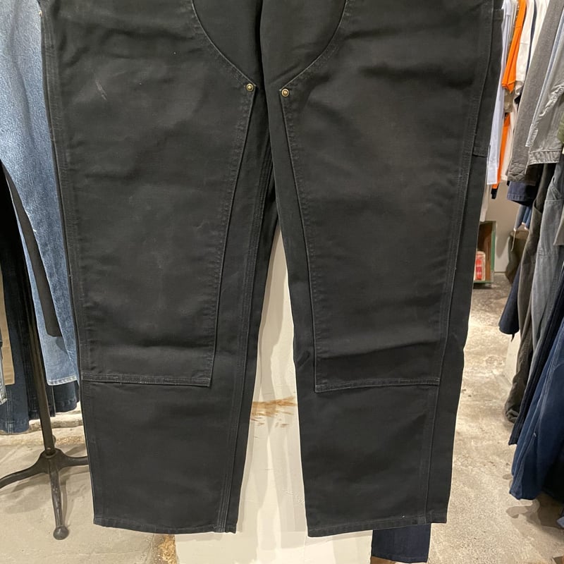 Carhartt ダック地ペインターパンツ ダブルニー ブラック カーハート