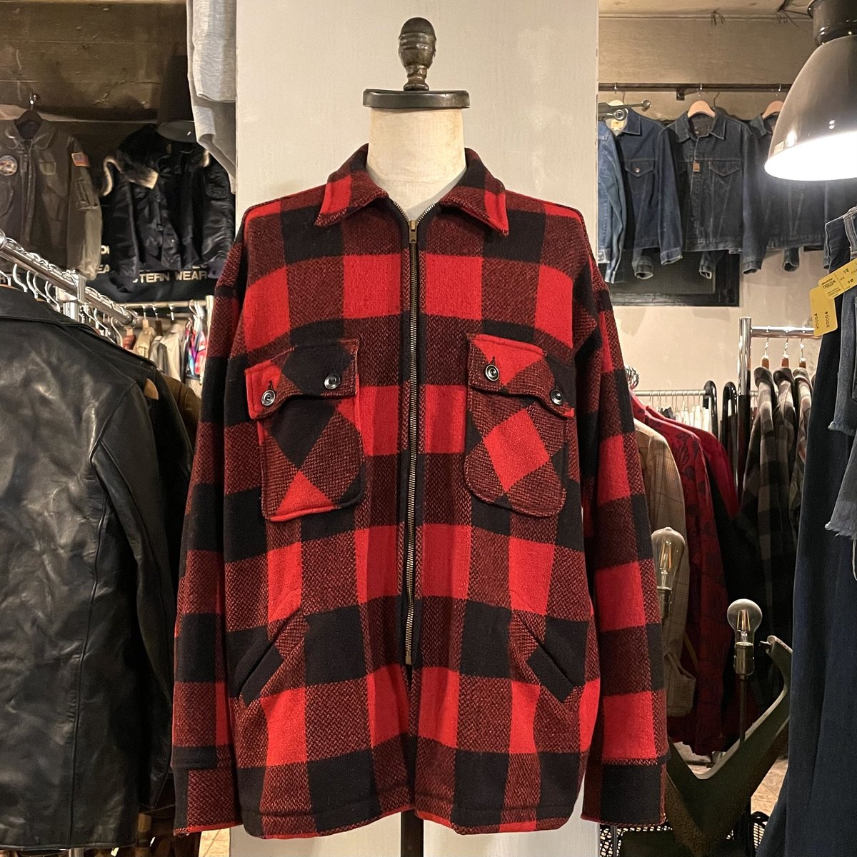 50s FIVE BROTHER Vintage Wool Jacket ウールジャケット バ 50s FIVE BROTHER Vintage Wool Jacket ウールジャケット バ