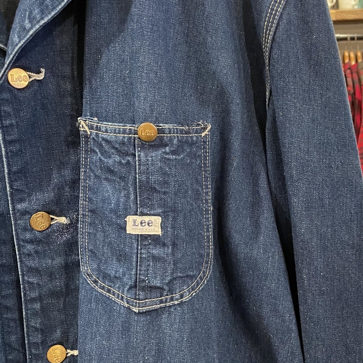 Lee 91-J 70s USA製 デニムカバーオール ユニオンチケット リー Lee 91-J 70s USA製 デニムカバーオール ユニオンチケット リー