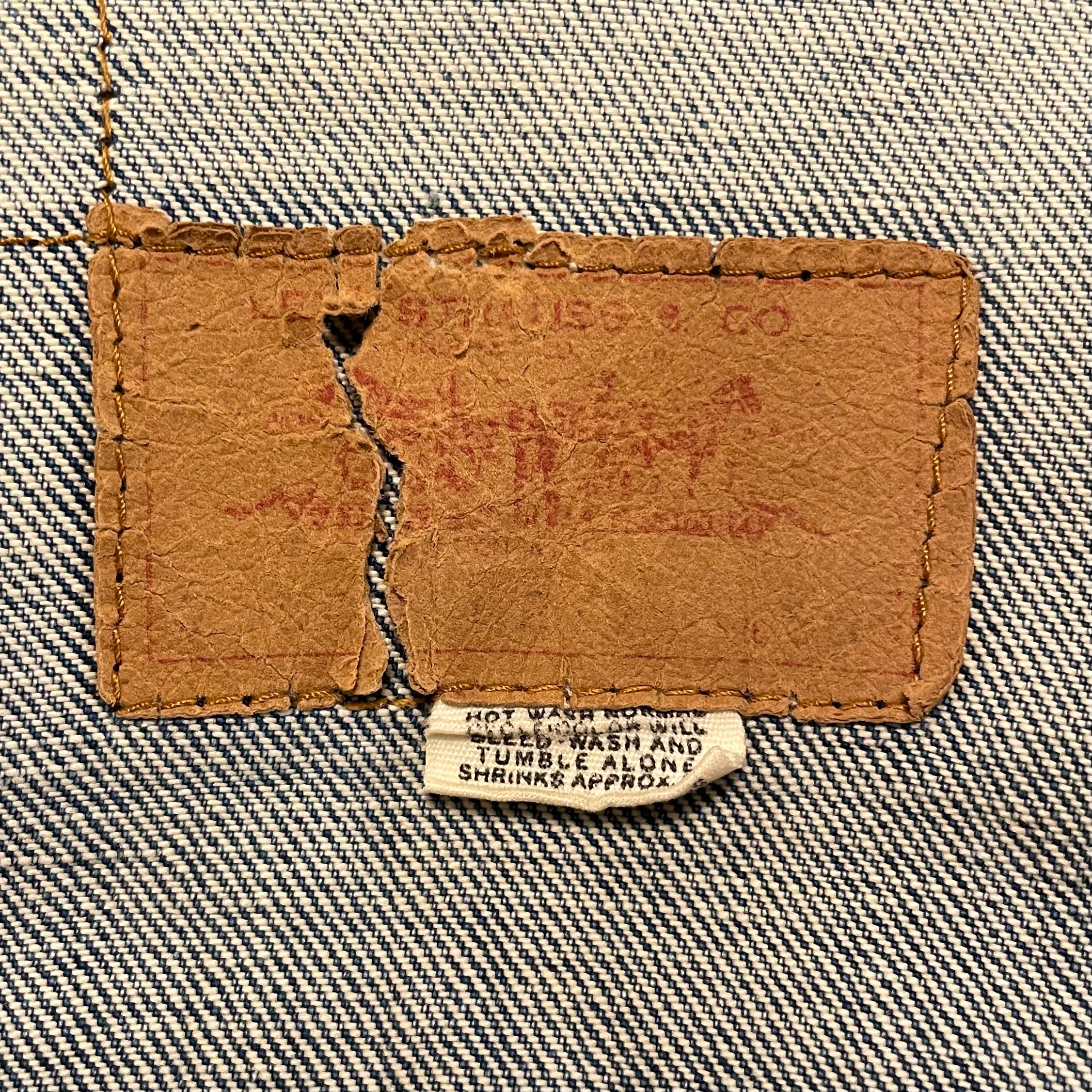 70s Levi's 70505 デニムジャケット ケアタグ USA製 Size 38 2ポケ