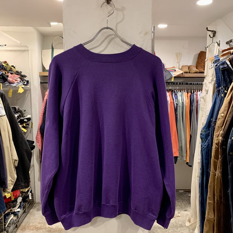 Sun Sportswear L/S スウェット USA製 パープル RIVER GLEN (