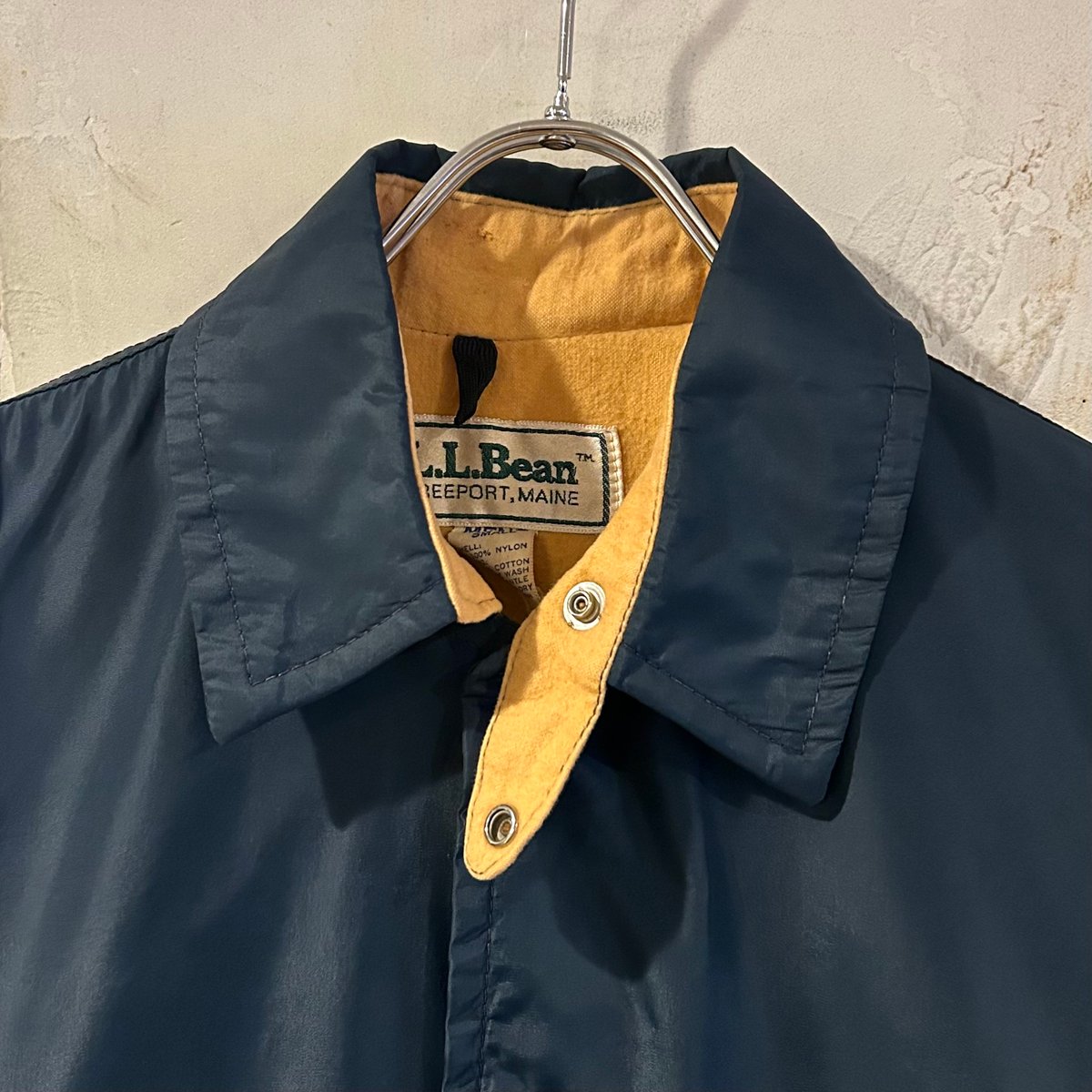 80s L.L.Bean コーチジャケット エルエルビーン チンストラップ 80s L.L.Bean コーチジャケット エルエルビーン チンストラップ
