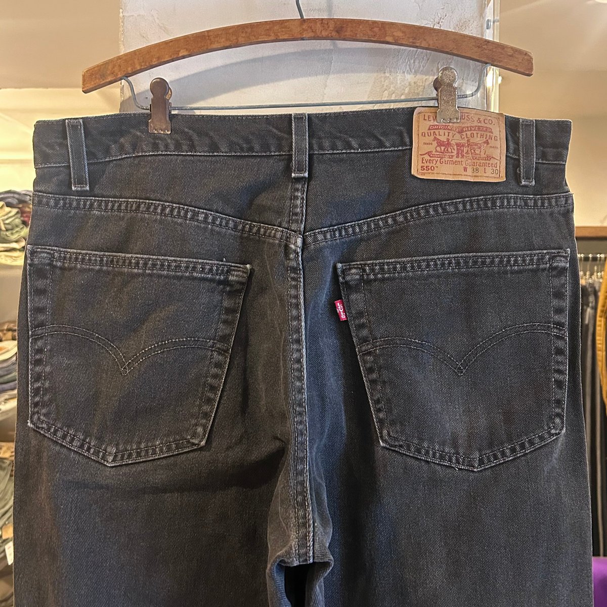 00s リーバイス　550 ブラックデニムパンツ W36L29　【A03】 00s リーバイス 550 ブラックデニムパンツ W36L29 【A03】 00s