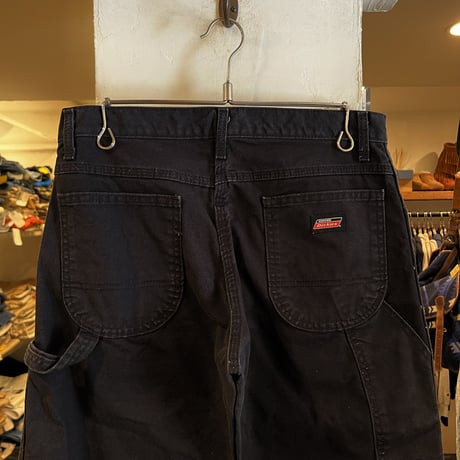 Dickies　ペインターパンツ　ディッキーズ　ワークパンツ　ブラック　32×33　(S3744)