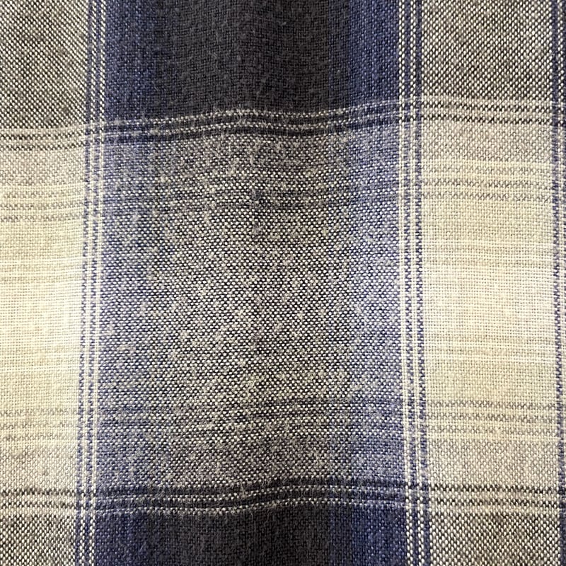 【スペシャル】60S オンブレチェックシャツ レーヨンシャツ ボックスシャツ WESTVALE 60s オンブレチェック レーヨンシャツ 片ポケ ボックス
