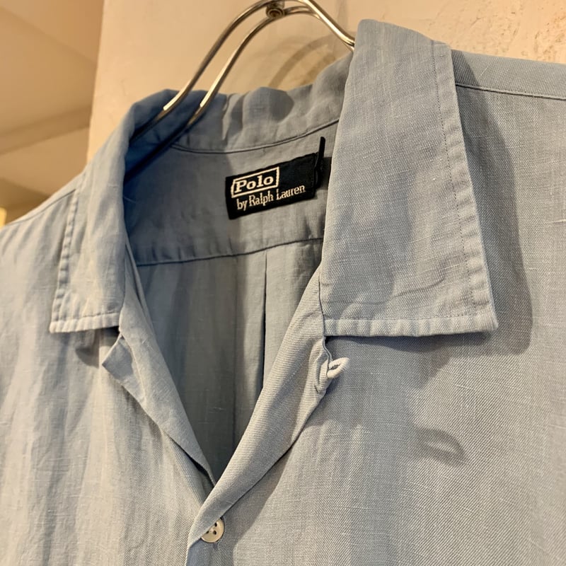 POLO by Ralph Lauren L/S オープンカラーシャツ LINEN×SILK POLO by Ralph Lauren L/S オープンカラーシャツ LINEN×SILK