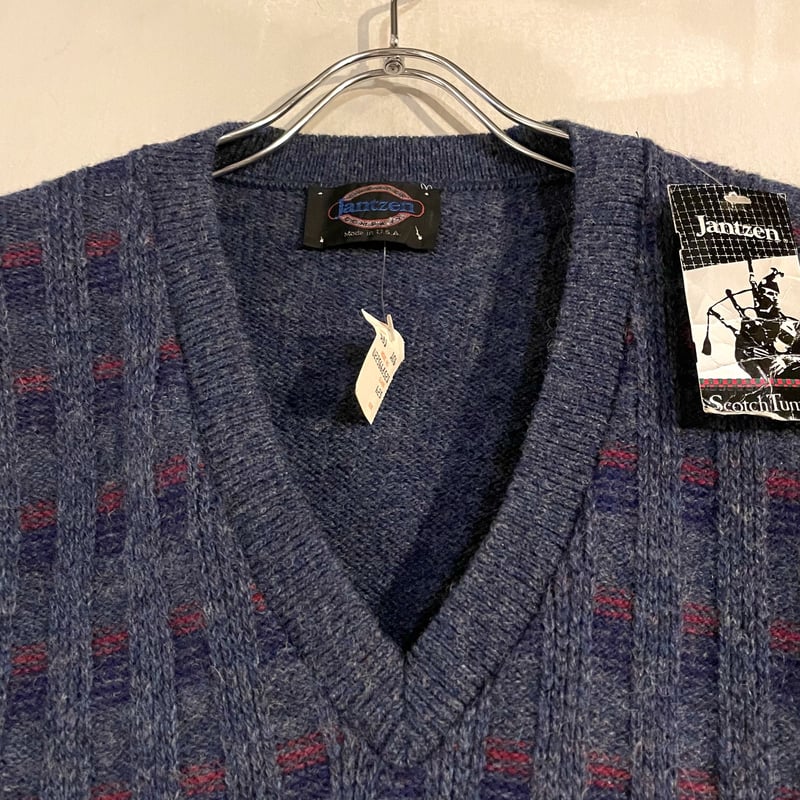80s Jantzen ニットベスト DEAD STOCK wool × acrylic US