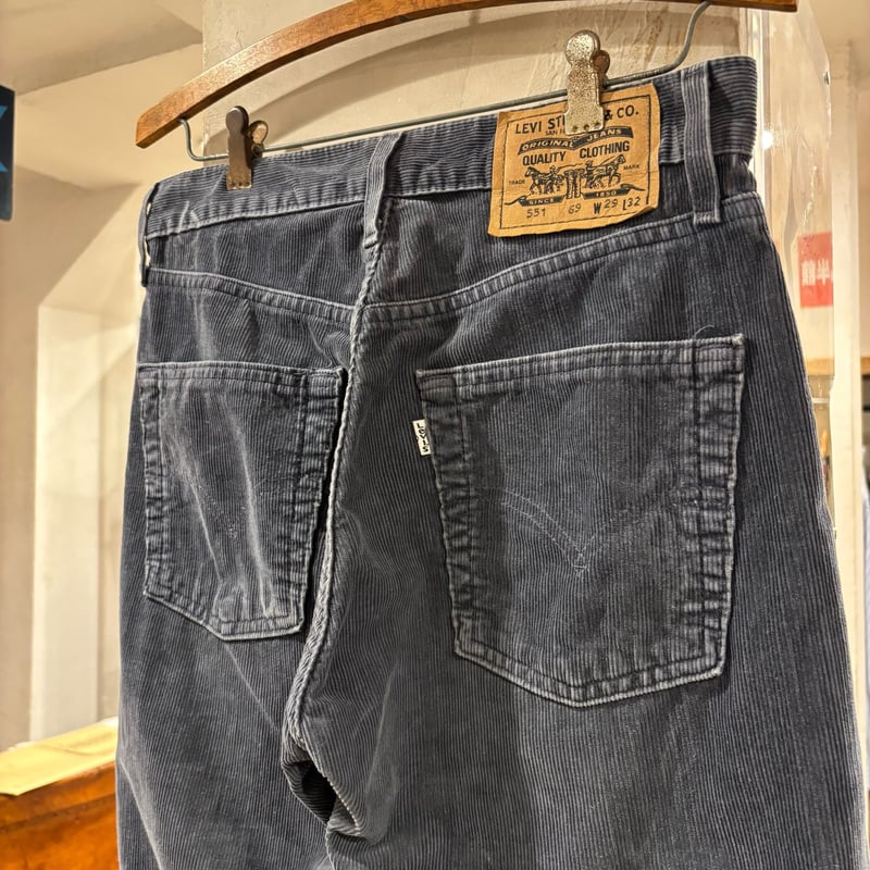 90s Levi's 551 コーデュロイパンツ ユーロ リーバイス ネイビー