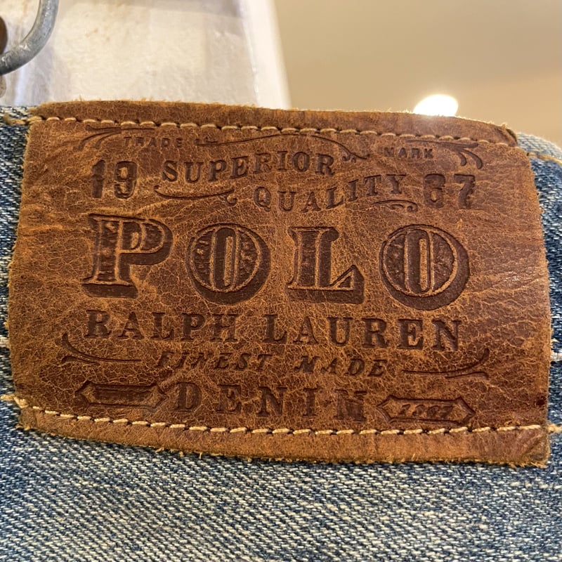 Ralph Lauren カットオフデニムパンツ DEAD STOCK USED加工 Ralph Lauren カットオフデニムパンツ DEAD STOCK USED加工