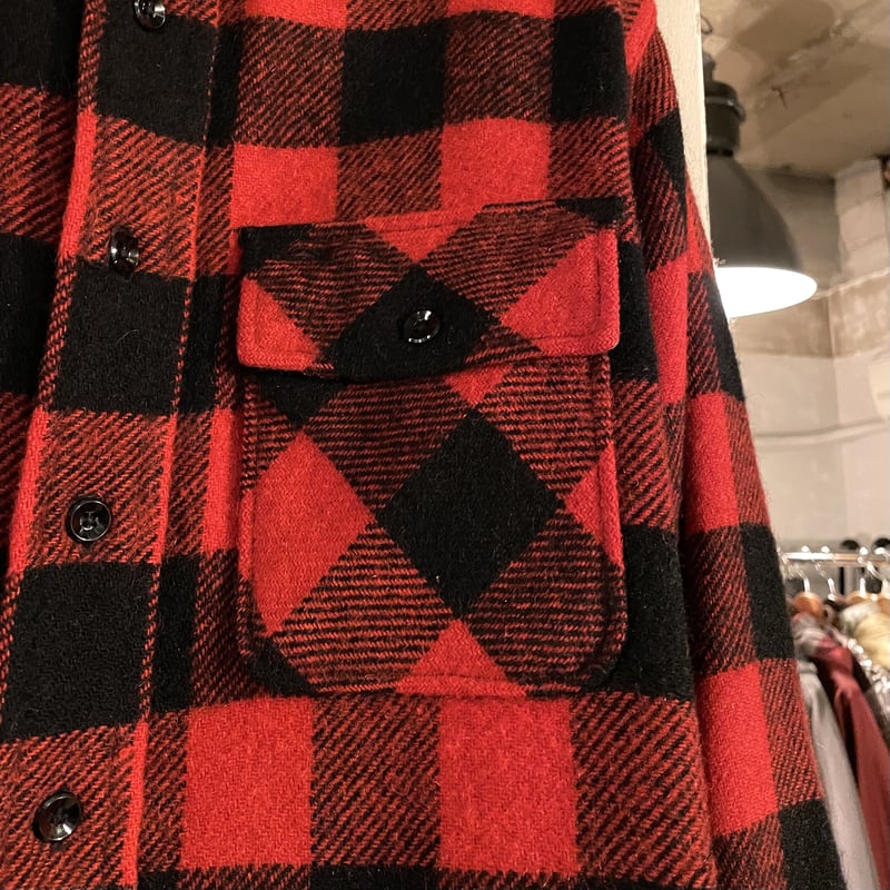 最終値下げ】激レア！PILGRIM 50s〜60s リブ付き短丈チェックシャツ