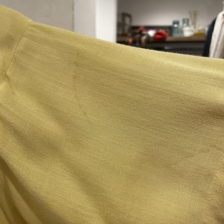 Vintage Bowling Shirt　50年代　ボウリングシャツ　背面無地　ピン型ボタン　50s　(S1048)