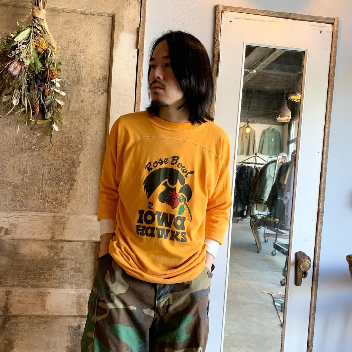 ステッドマン USA製 70s ポケットTシャツ c8747綿100％ 80 古着 70s 