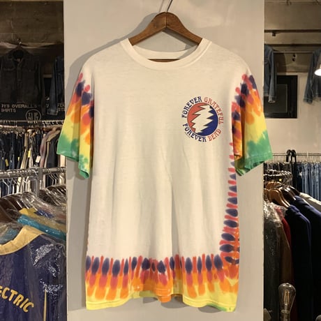 90s　 GRATEFUL DEAD　 ショートスリーブ Tシャツ 　anvil 　Forever Dead Foreve Playin　 タイダイ染め　 ©︎1997　 （S2526）
