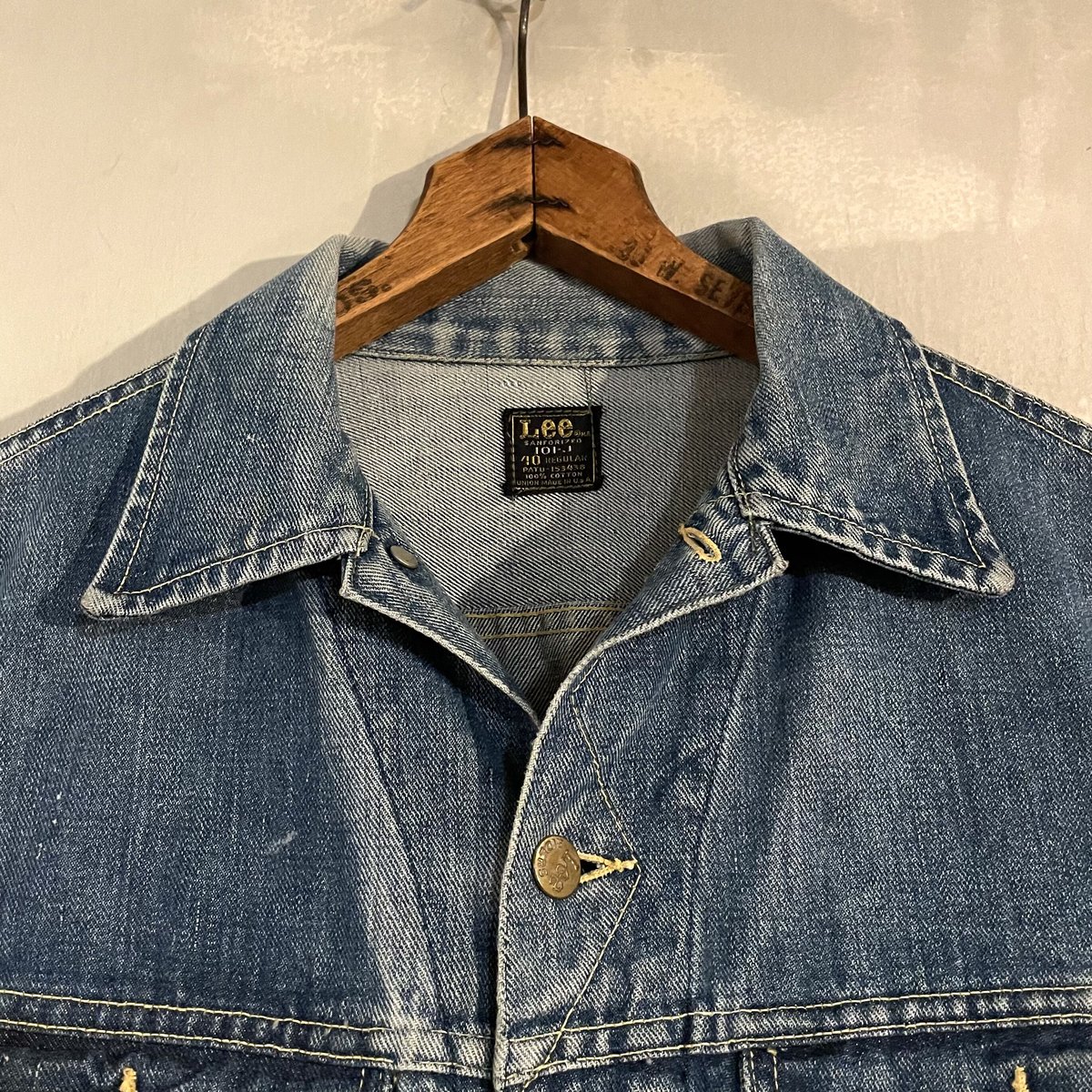 70s Lee 101-J Vintage Denim Jacket デニムジャケット UNI...