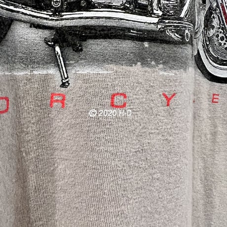 Harley-Davidson　ハーレーTシャツ　ショートスリーブ　グレー　USA製　(S2533)