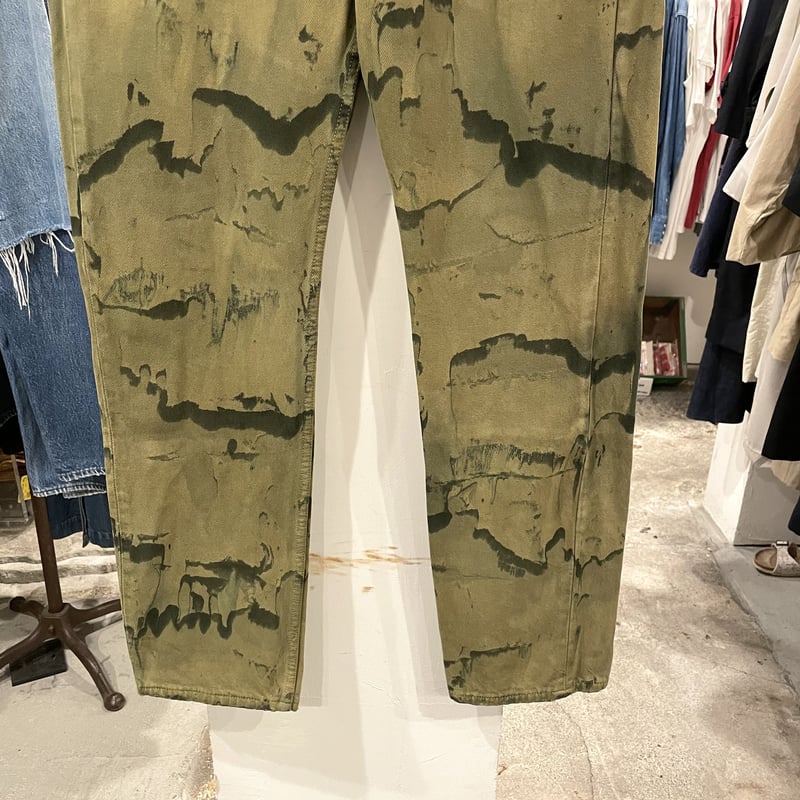 Levi's 501 90年代 リーバイス501 後染め 迷彩柄 USA製 1998年 (S0
